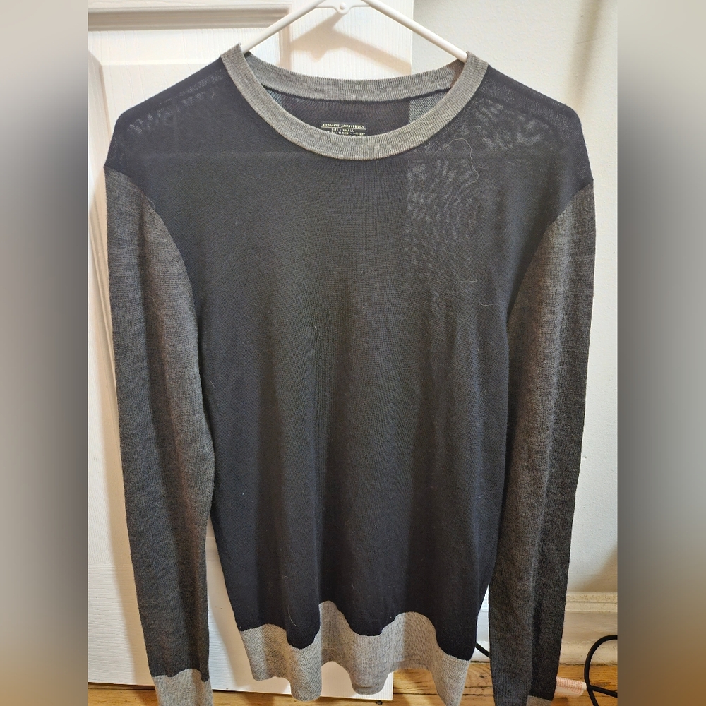 100% Black Merino Wool Sweater